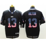 Nike Indianapolis Colts #13 T.Y. Hilton Black Jerseys(USA Flag Fashion Elite)