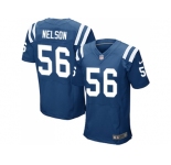 Nike Indianapolis Colts #56 Quenton Nelson Royal Blue Team Color Men Stitched NFL Elite Jersey