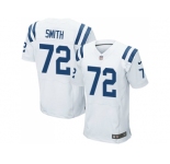 Nike Indianapolis Colts #72 Braden Smith White Men Stitched NFL Elite Jersey