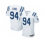 Nike Indianapolis Colts #94 Tyquan Lewis White Men Stitched NFL Elite Jersey
