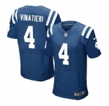 nike nfl indianapolis colts #4 vinatieri blue[Elite]
