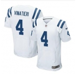 nike nfl indianapolis colts #4 vinatieri white[Elite]