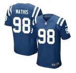 nike nfl indianapolis colts #98 mathis blue[Elite]