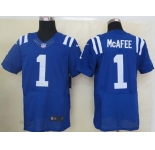 nike nfl jerseys indianapolis colts #1 mcafee blue[Elite]
