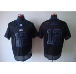 nike nfl jerseys indianapolis colts #12 luck black[Elite lights out]