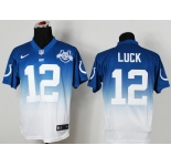 nike nfl jerseys indianapolis colts #12 luck blue-white-2[Elite drift fashion][second version][30th anniversary]