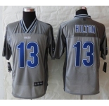 nike nfl jerseys indianapolis colts #13 hilton grey[Elite vapor]