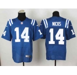 nike nfl jerseys indianapolis colts #14 nicks blue[Elite]