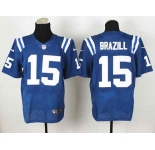 nike nfl jerseys indianapolis colts #15 brazill blue[Elite]