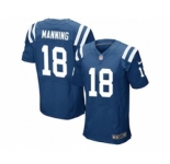 nike nfl jerseys indianapolis colts #18 manning blue[Elite]