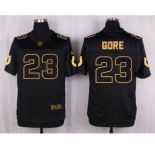 nike nfl jerseys indianapolis colts #23 gore black gold collection[Elite]