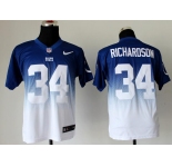 nike nfl jerseys indianapolis colts #34 richardson blue-white[Elite drift fashion][second version]