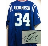 nike nfl jerseys indianapolis colts #34 richardson blue[Elite signature]