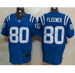 nike nfl jerseys indianapolis colts #80 fleener blue [elite]
