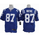 nike nfl jerseys indianapolis colts #87 wayne blue[Elite]