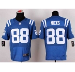nike nfl jerseys indianapolis colts #88 nicks blue[Elite]