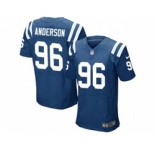 nike nfl jerseys indianapolis colts #96 henry anderson blue[Elite]