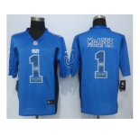 2015 new nike indianapolis colts #1 mcafee blue strobe jerseys[limited]