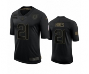 Indianapolis Colts #21 Nyheim Hines Black 2020 Salute to Service Limited Jersey