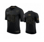 Indianapolis Colts #33 Roosevelt Nix Black 2020 Salute to Service Limited Jersey