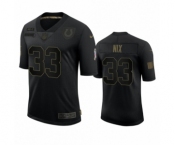 Indianapolis Colts #33 Roosevelt Nix Black 2020 Salute to Service Limited Jersey