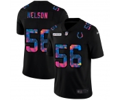 Indianapolis Colts #56 Quenton Nelson Men's Nike Multi-Color Black 2020 NFL Crucial Catch Vapor Untouchable Limited Jersey