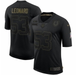 Men Indianapolis Colts #53 Darius Leonard Nike 2020 Salute To Service Limited Jersey Black