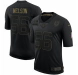 Men Indianapolis Colts #56 Quenton Nelson Nike 2020 Salute To Service Limited Jersey Black