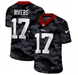 Men New Nike Indianapolis Colts #17 Rivers 2020 Nike 2ndCamo Salute to Service Limited
