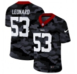 Men New Nike Indianapolis Colts #53 Leonard 2020 Nike 2ndCamo Salute to Service Limited