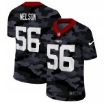 Men New Nike Indianapolis Colts #56 Nelson 2020 Nike 2ndCamo Salute to Service Limited
