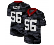 Men New Nike Indianapolis Colts #56 Nelson 2020 Nike 2ndCamo Salute to Service Limited