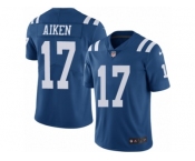 Men Nike Indianapolis Colts #17 Kamar Aiken Limited Royal Blue Rush Vapor Untouchable NFL Jersey