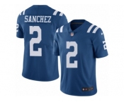 Men Nike Indianapolis Colts #2 Rigoberto Sanchez Limited Royal Blue Rush Vapor Untouchable NFL Jersey