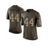 Men Nike Indianapolis Colts #44 Antonio Morrison Limited Green Salute to Service NFL Jersey
