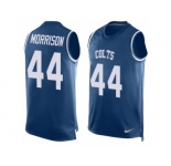 Men Nike Indianapolis Colts #44 Antonio Morrison Limited Royal Blue Player Name & Number Tank Top NFL Jersey