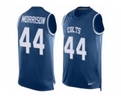 Men Nike Indianapolis Colts #44 Antonio Morrison Limited Royal Blue Player Name & Number Tank Top NFL Jersey