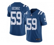 Men Nike Indianapolis Colts #59 Jeremiah George Limited Royal Blue Rush Vapor Untouchable NFL Jersey