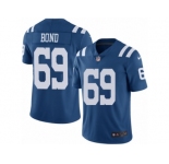 Men Nike Indianapolis Colts #69 Deyshawn Bond Limited Royal Blue Rush Vapor Untouchable NFL Jersey
