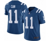 Men's Indianapolis Colts #11 Deon Cain Royal Blue Team Color Vapor Untouchable Limited Player Football Jersey