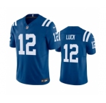 Men's Indianapolis Colts #12 Andrew Luck Blue 2023 F.U.S.E Vapor Untouchable Stitched Football Jersey