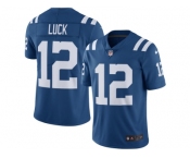 Men's Indianapolis Colts #12 Andrew Luck Nike Royal Color Rush Limited Jersey