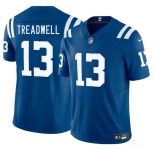 Men's Indianapolis Colts #13 Laquon Treadwell Blue 2025 F.U.S.E. Vapor Limited Football Stitched Jersey