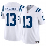 Men's Indianapolis Colts #13 Laquon Treadwell White 2025 F.U.S.E. Vapor Limited Football Stitched Jersey