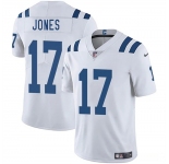 Men's Indianapolis Colts #17 Daniel Jones White 2025 Vapor Limited Football Stitched Jersey