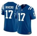 Men's Indianapolis Colts #17 Philip Rivers Blue 2025 F.U.S.E. Vapor Limited Football Stitched Jersey