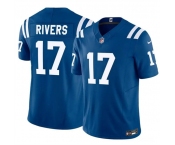 Men's Indianapolis Colts #17 Philip Rivers Blue 2025 F.U.S.E. Vapor Limited Football Stitched Jersey