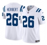 Men's Indianapolis Colts #26 Khalil Herbert White 2025 F.U.S.E. Vapor Limited Football Stitched Jersey