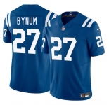 Men's Indianapolis Colts #27 Cam Bynuml Blue 2025 F.U.S.E. Vapor Limited Football Stitched Jersey