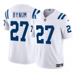Men's Indianapolis Colts #27 Cam Bynuml White 2025 F.U.S.E. Vapor Limited Football Stitched Jersey